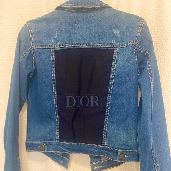 Denim Jean jacket with Dior logo - Picture 1 of 10